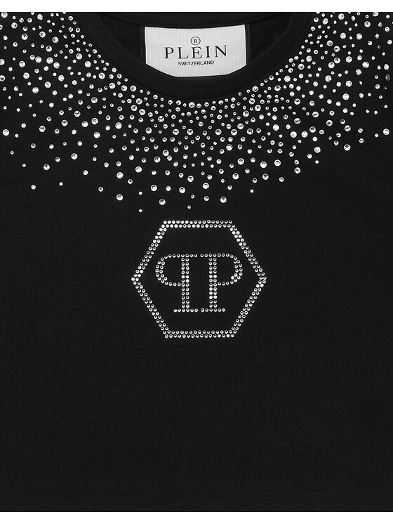 PHILIPP PLEIN PHILIPP PLEIN T-Shirt 28143 Czarny Regular Fit