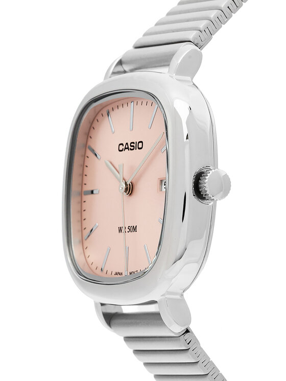 Casio Casio Zegarek LTP-B166D-4AVEF Srebrny