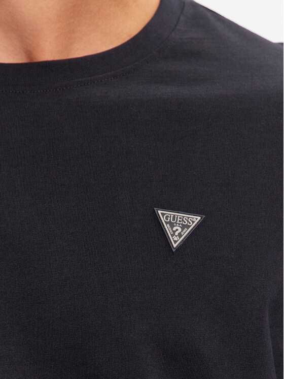 Guess Guess T-Shirt M4YI0A KCCM1 Granatowy Regular Fit
