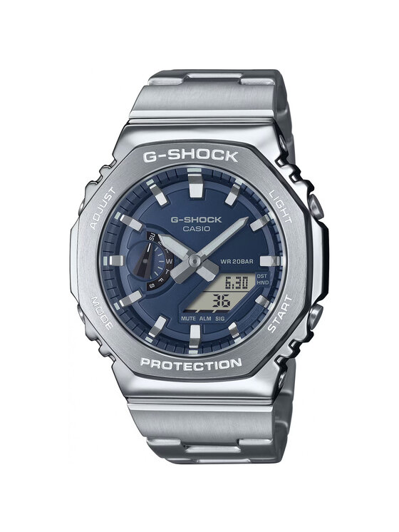 G-Shock Pulkstenis G-Steel GM-2110D-2BER Sudraba