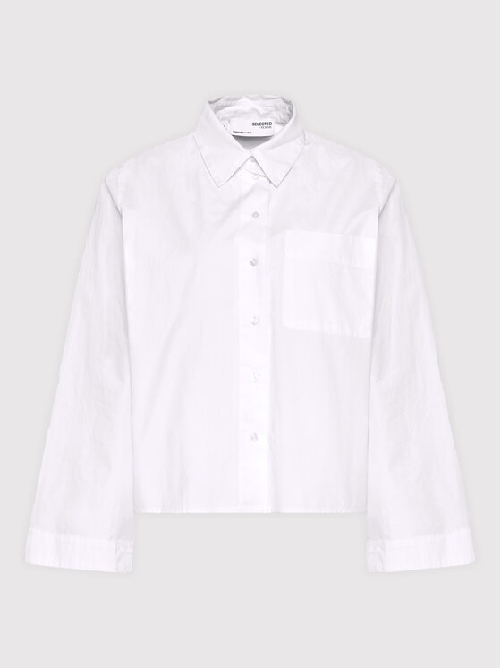 Selected Femme Selected Femme Krekls Ada 16083840 Balts Regular Fit