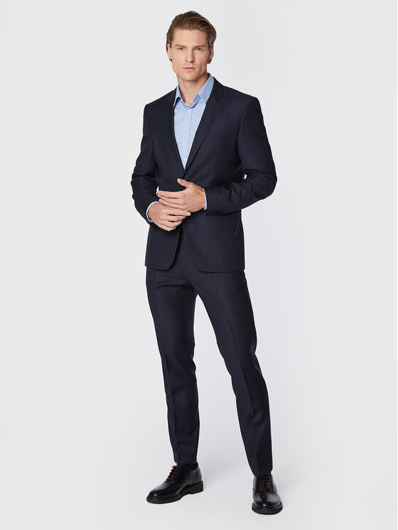 Hugo Костюм Arti/Hesten212 50481864 Тъмносин Slim Fit | Modivo.bg