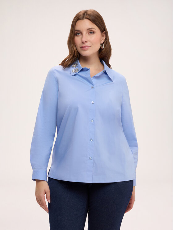 Fiorella Rubino Fiorella Rubino Camicia 5040T001584N004 Turchese Regular Fit