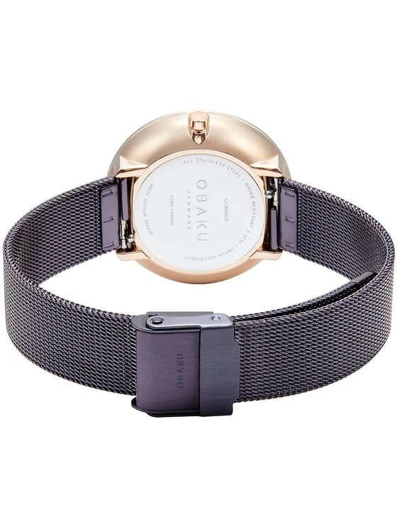 Obaku Obaku Zegarek V289LHVNMN Brązowy