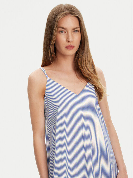 United Colors Of Benetton United Colors Of Benetton Letné šaty 4SZRDV0B8 Modrá Relaxed Fit
