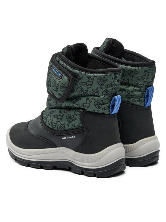 Geox Geox Μπότες Χιονιού B Flanfil Boy B Abx B263VE 0BCMN C9358 M Μαύρο
