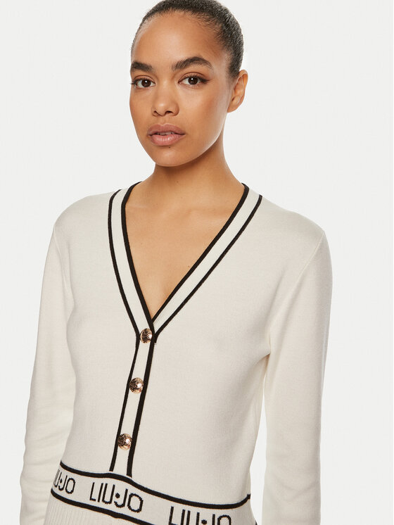 Liu Jo Liu Jo Kootud kleit TF4050 MS59L Ekrüüvärv Regular Fit