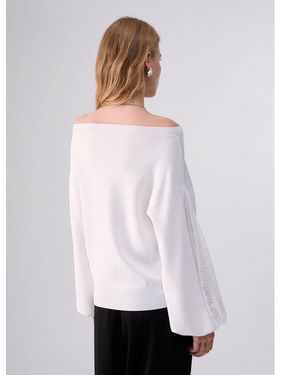 Liu Jo Liu Jo Maglione CF6264MS55NX0256 Bianco Regular Fit