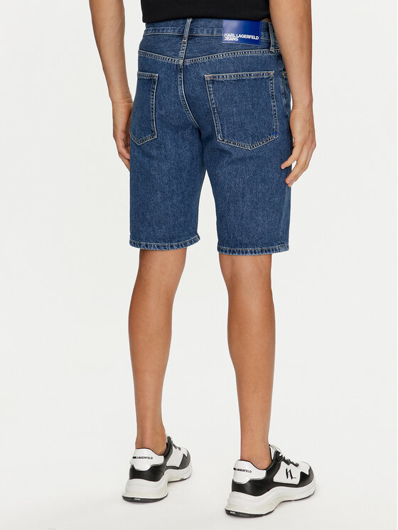 Karl Lagerfeld Jeans Karl Lagerfeld Jeans Džínsové šortky 241D1125 Modrá Slim Fit