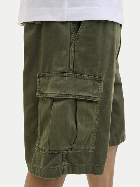 Jack&Jones Jack&Jones Pantalon scurți din material Karl 12269374 Verde Loose Fit