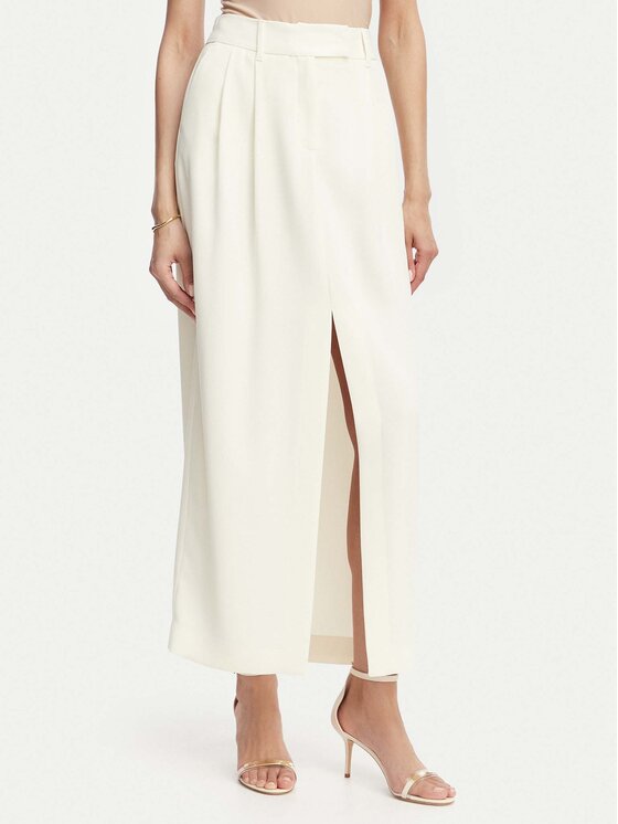 Marella Marella Maksi sijonas Strenna 2613101013 Écru Regular Fit