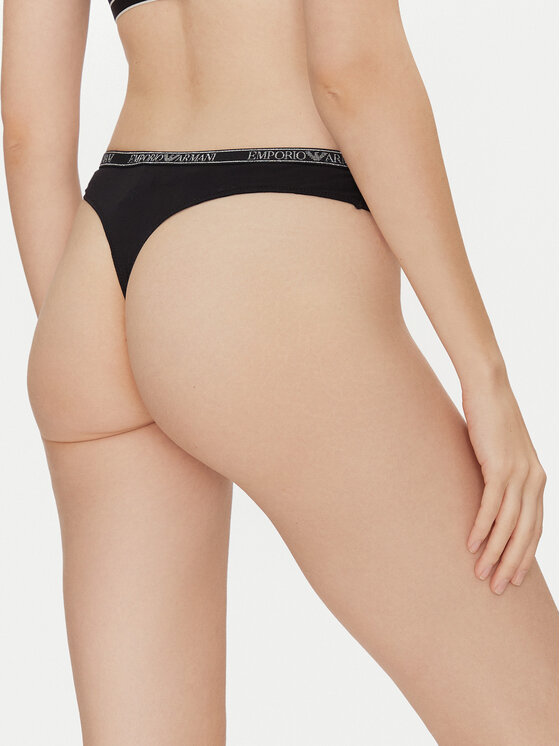 Emporio Armani Underwear Emporio Armani Underwear 2er-Set Stringtangas EW000402 AF10889 MC005 Schwarz