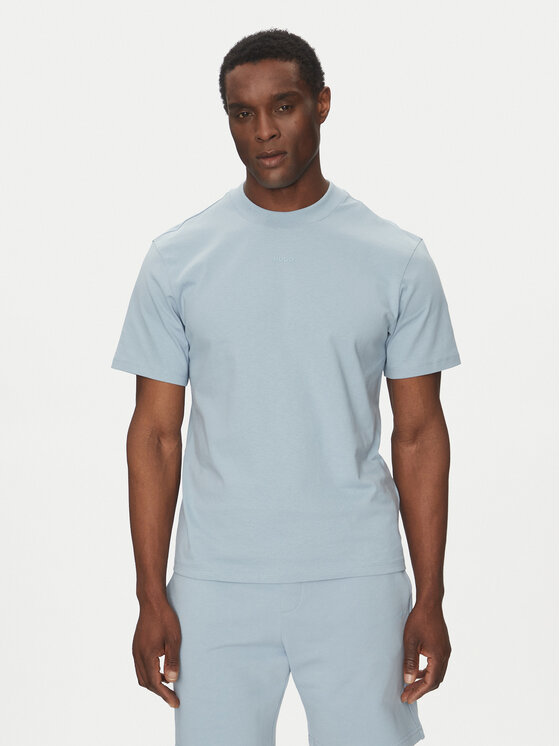 HUGO T-shirt Dapolino 50488330 Celeste Relaxed Fit, taglia : M