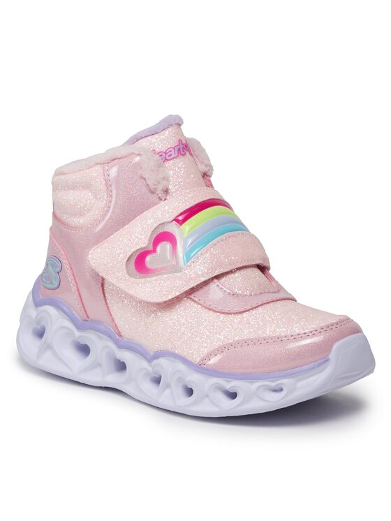 Skechers Skechers Сникърси Heart Lights Brilliant Rainbow 302669L/PKLV Розов