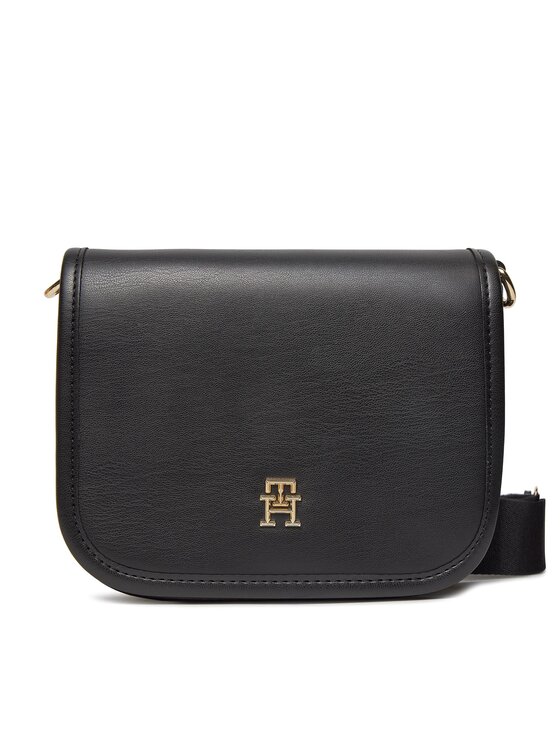 Tommy Hilfiger Handtasche Th City Crossover AW0AW15694 Schwarz  
