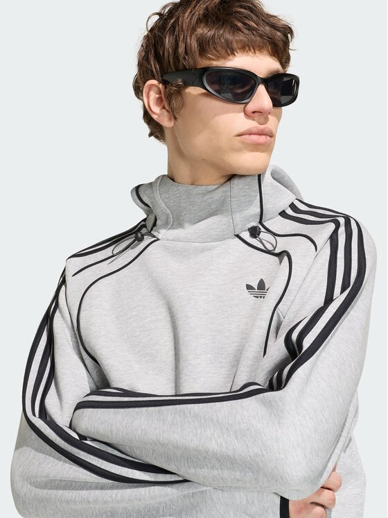 adidas adidas Pulóver Spacer Teamgeist 26 Cutline Hoodie KR9653 Szürke Regular Fit