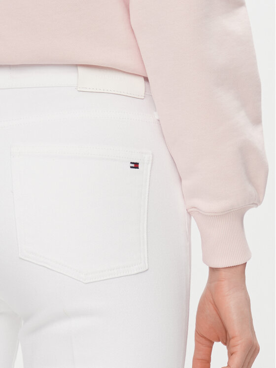 Tommy Hilfiger Tommy Hilfiger Džínsy Bootcut WW0WW41304 Biela Regular Fit