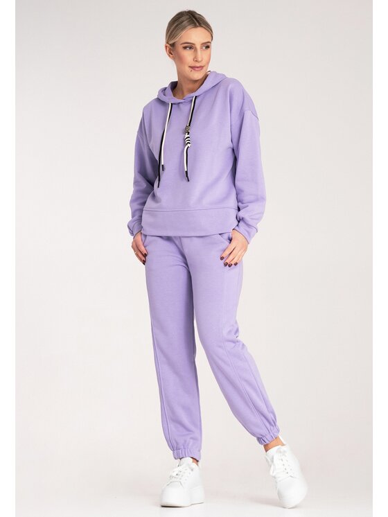 FIGL FIGL Komplet dresowy M1126 Fioletowy Regular Fit