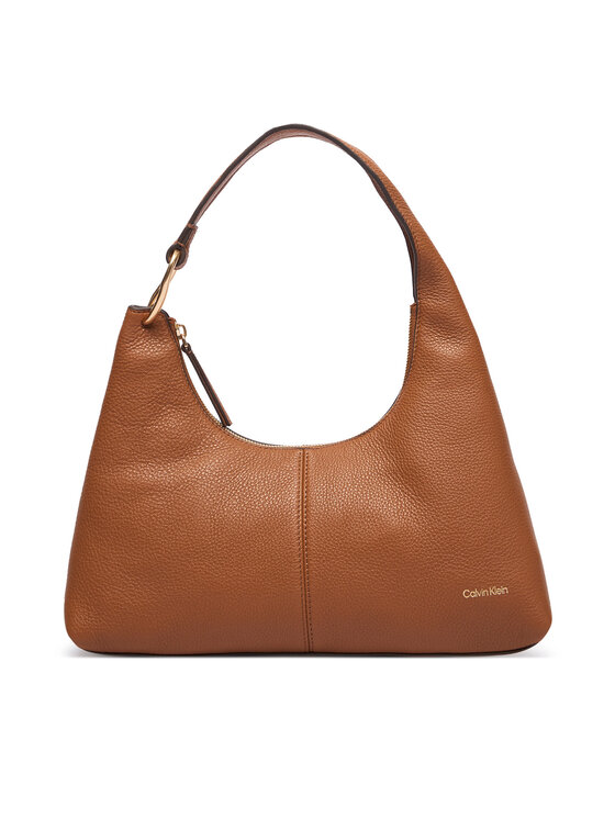 Calvin Klein Calvin Klein Käekott Slouchy Leather Shoulder Bag LV04F3657G Helepruun