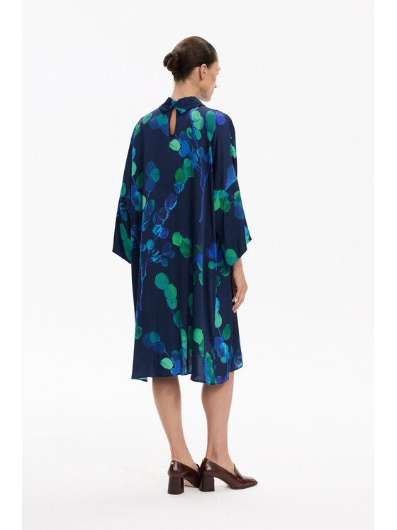 Deni Cler Milano Deni Cler Milano Sukienka koktajlowa W-DC-3453-F5-D7-56-1 Kolorowy Oversize