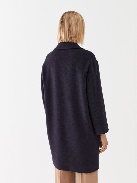 Peserico Easy Peserico Easy Вовняне пальто M20095 04309 Cиній Regular Fit