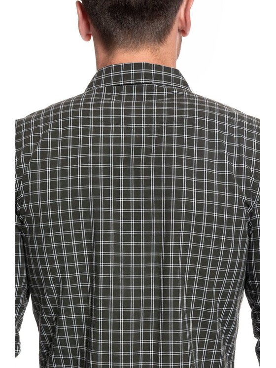 Lee Lee Koszula CLEAN WESTERN SHIRT Zielony Slim Fit