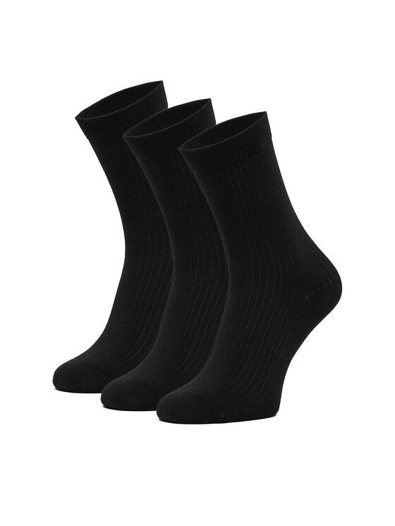 Nine West Nine West Dlouhé ponožky CEO_BR_NW_25081_W_AW25 (3 PACK) Černá
