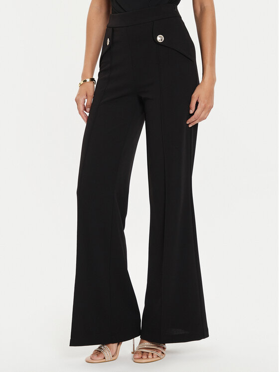 Rinascimento Rinascimento Pantaloni di tessuto CFC0019594002 Nero Regular Fit