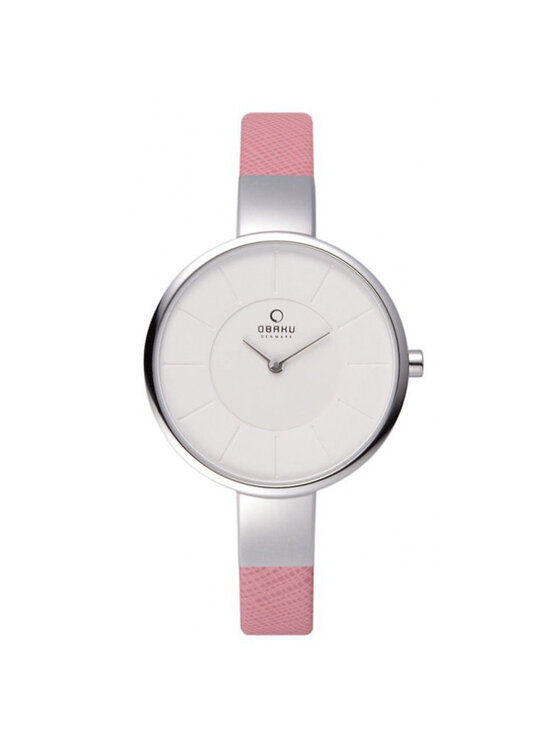 Obaku Obaku Zegarek V149LCIRP Różowy