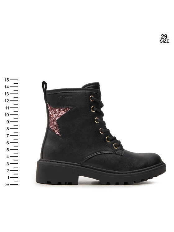 Geox Geox Μπότες Jr Casey J9420G 0BCEW C9B8W M Μαύρο