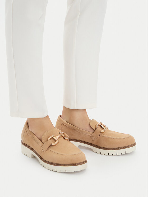 Tamaris Tamaris Loafersy 1-24723-43 Béžová