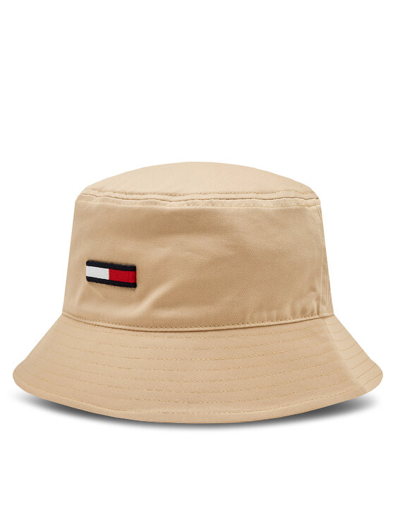 Tommy Jeans Tommy Jeans Klobúk Tjm Elongated Flag Bucket Hat AM0AM11697 Béžová