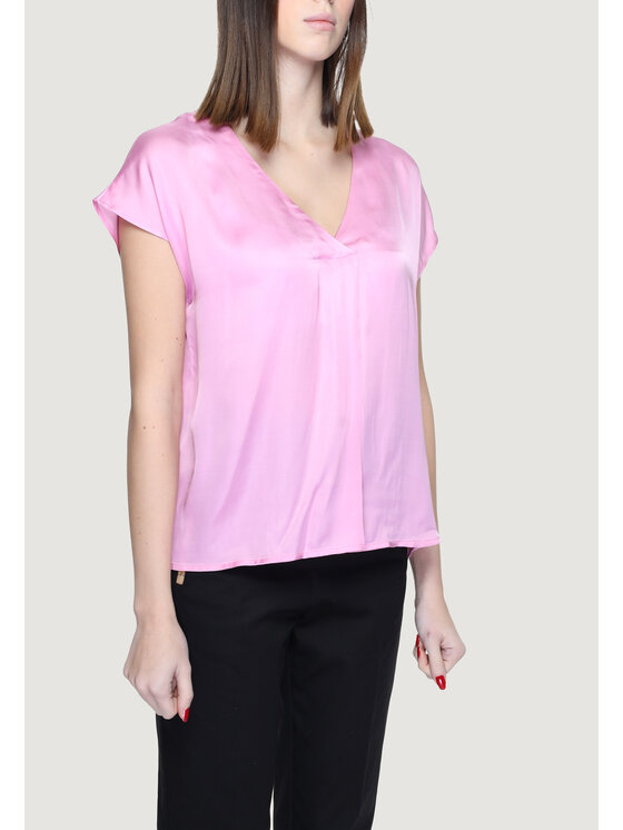 Rinascimento Rinascimento Blusa CFC0117287003 Rosa Short Fit