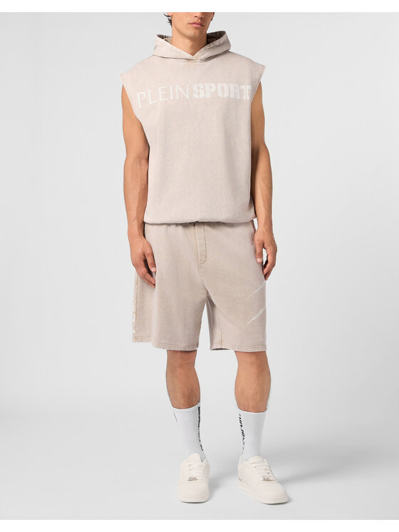 Plein Sport Plein Sport Športové kraťasy 31018 Béžová Jogger Fit