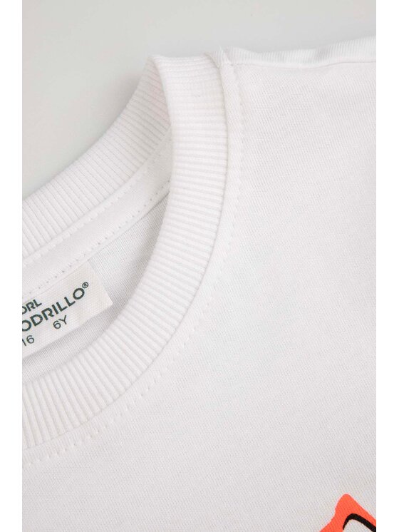 Coccodrillo Coccodrillo T-Shirt WC6143233VBA-001 Biały Regular Fit