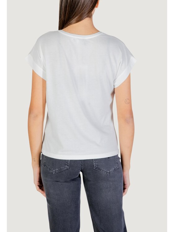 Morgan De Toi Morgan De Toi T-shirt 261-DIMOI Bianco Casual Fit