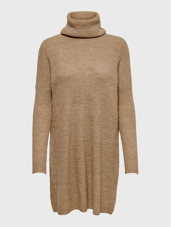 ONLY ONLY Trikotāžas kleita Jana 15140166 Bēšs Regular Fit