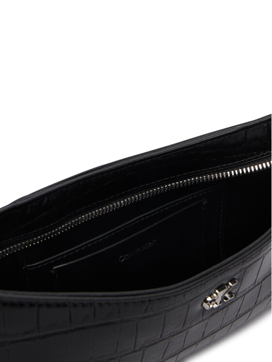 Calvin Klein Calvin Klein Torbica Ck Croc Small Shoulder Bag LV04F3906G Crna