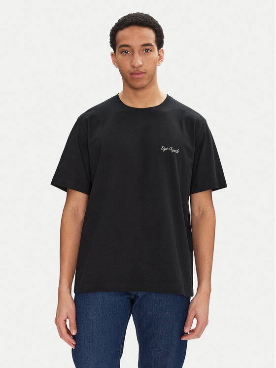 Jack&Jones Jack&Jones Marškinėliai Islington 12273015 Juoda Loose Fit