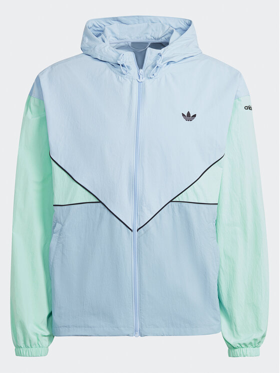 Teal on sale adidas windbreaker