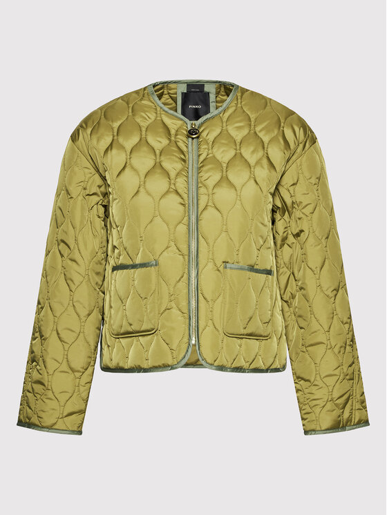 PINKO Pinko Übergangsjacke Elvira 1G17Y4 Y828 Grün Regular Fit