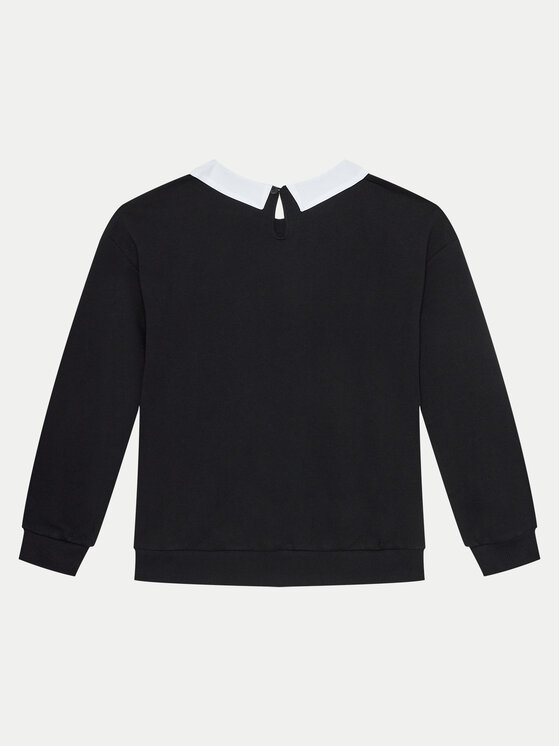 United Colors Of Benetton United Colors Of Benetton Majica dugih rukava 3J68C10MD Crna Regular Fit