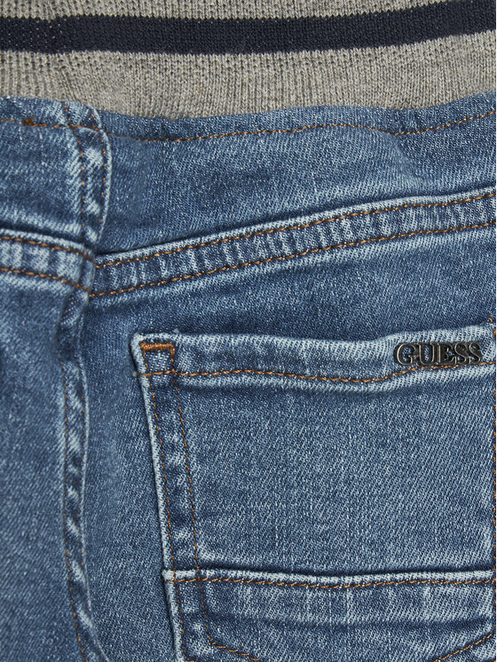 Guess Guess Jeans hlače N5RA02 D4GV0 Modra Regular Fit
