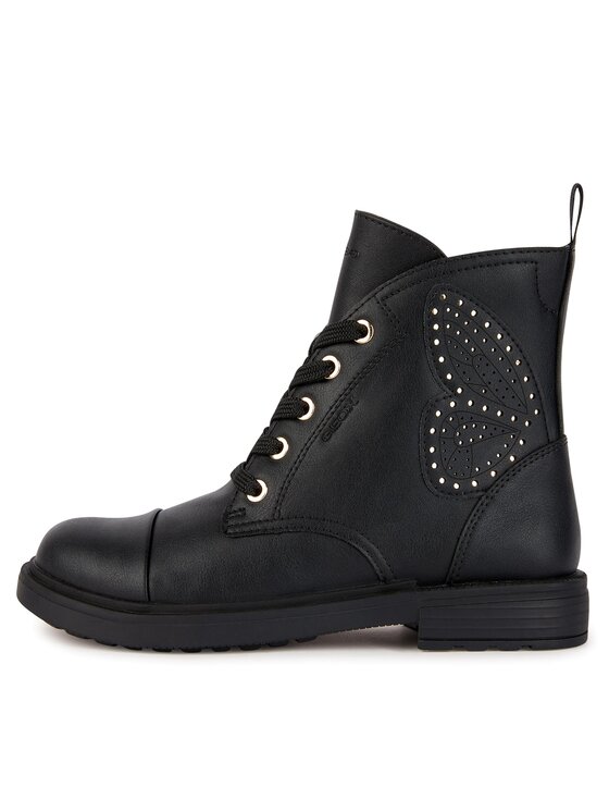 Geox Geox Botine J Eclair Girl J369QM 000BC C9999 M Negru