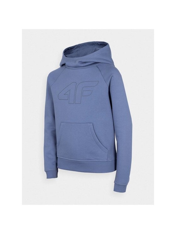 4F 4F Bluza JBLD002 Niebieski Regular Fit
