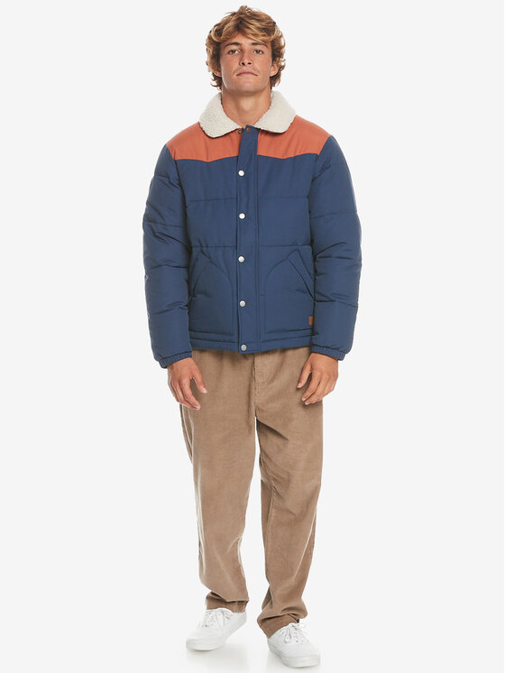 Quiksilver Quiksilver Vatovaná bunda The Puffer Jckt EQYJK03981 Tmavomodrá Regular Fit