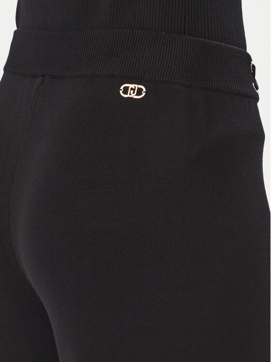 Liu Jo Sport Liu Jo Sport Pantaloni tricotați TF6084 MS63L Negru Regular Fit