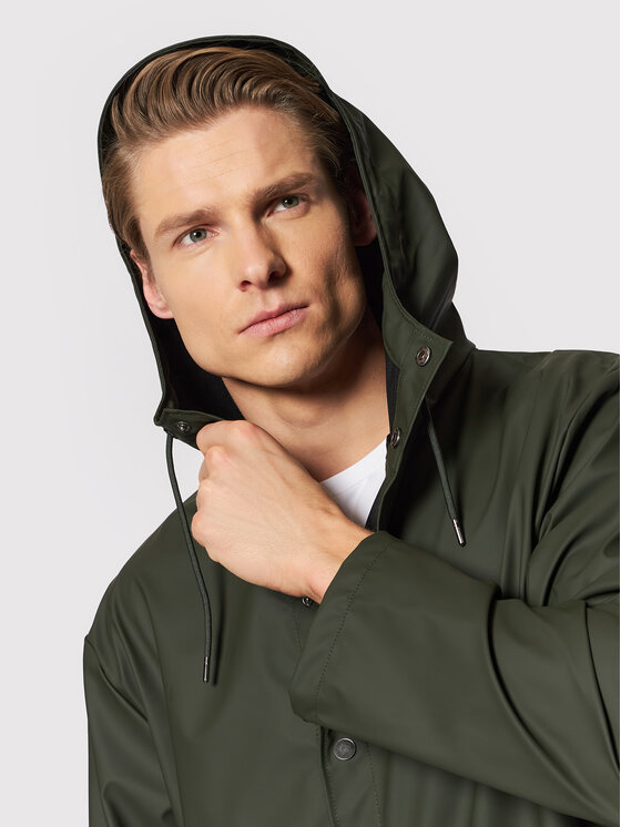 Rains Rains Větrovka Unisex 12010 Zelená Regular Fit