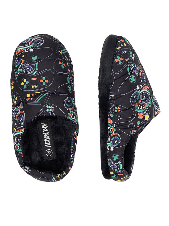 Action Boy Kapcie P3141001K Czarny