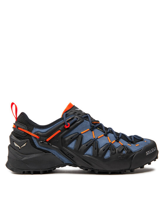 salewa chaussures de trekking ms wildfire edge gtx gore-tex 61375-8669 bleu marine